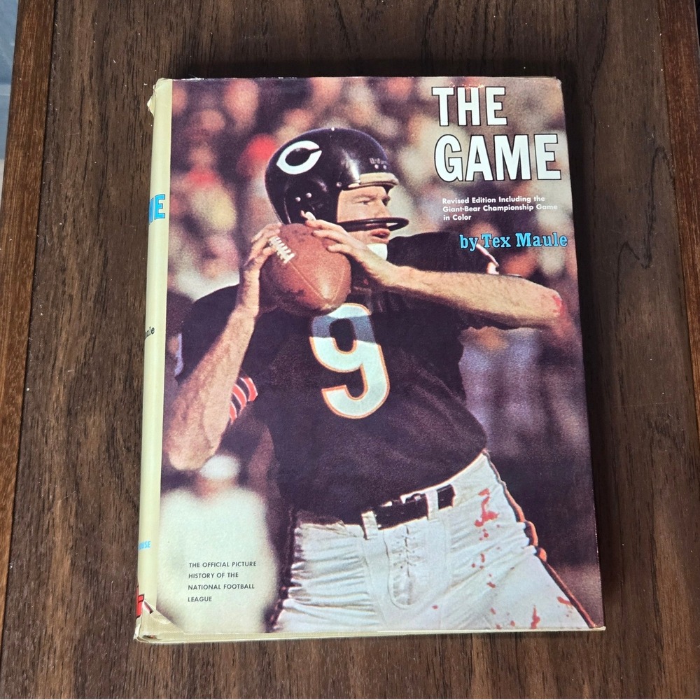 Random House The Game NFL History Vintage Tex Maule 1964 Hardcover Book